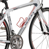 Porte-bidon Minoura ab100 ø4,5mm, argent