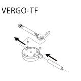 Adaptateur d'essieu traversant vergo-tf standard de transport Minoura