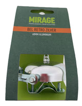 Cloche Mirage rétro aluminium 60mm, argent