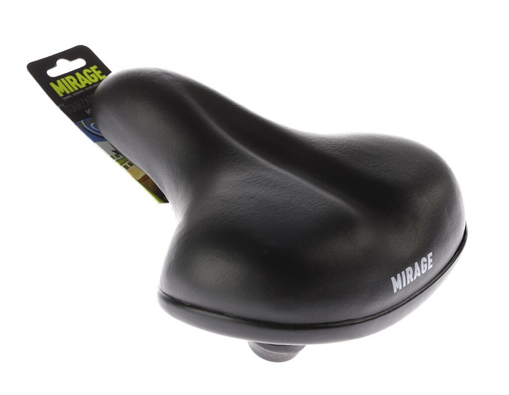 Mirage Saddle Soft elastomer Black