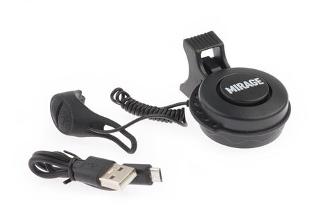 Mirage Fietshoorn T-002 80 90DB 6,5 cm ABS PC Black 2 pièces
