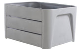 Basil mirage caisse click 'n crate gris 24l