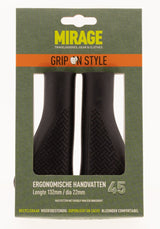 MIRAGE BICYLY GRANDES - ergonomique, noir, 132 mm