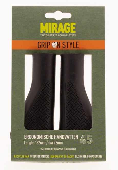 MIRAGE BICYLY GRANDES - ergonomique, noir, 132 mm
