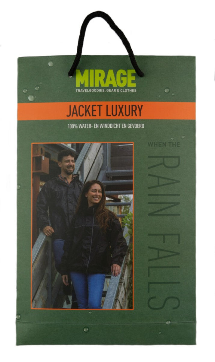 Veste de pluie mirage m noir