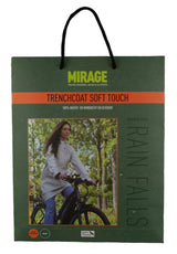 Mirage Raincoat Pluasfall Trenchcoat - Taille M - Fabriqué à partir de polyester Soft Touch - Off Blanc
