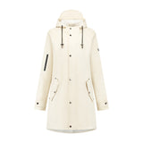 Mirage Raincoat Pluasfall Trenchcoat - Taille S - Fabriqué à partir de polyester Soft Touch - Off Blanc