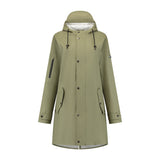Mirage Raincoat Pluasfall Trenchcoat - Taille S - Fabriqué à partir de polyester Soft Touch - Green d'olive