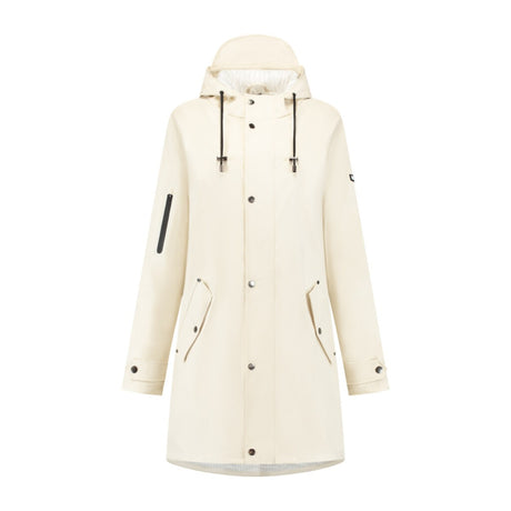 Mirage Raincoat Rouvay Trenchcoat - Taille XL - Fabriqué à partir de polyester Soft Touch - Off Blanc