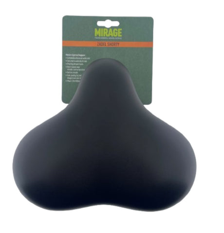 Mirage selle tour confort avec suspension shorty, noir