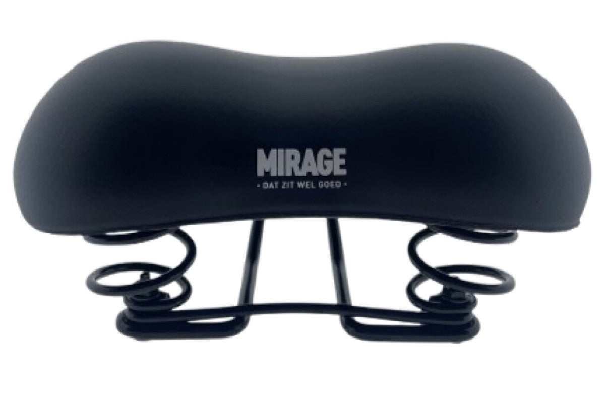 Mirage selle tour confort avec suspension shorty, noir
