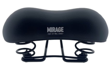 Mirage selle tour confort avec suspension shorty, noir