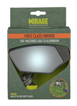 Mirage Mirror Bar-End Rotating Luxury Dimning Glass Grey Metallic On Card