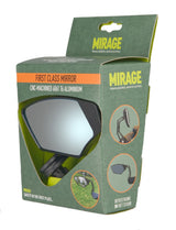 Rétroviseur Mirage gauche verre gradable de première classe - montage en bout de barre - noir