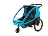 Mirage Tommy Children's Bike Cart - Cadre en aluminium, Wielvering, 3-point Gordel, Blue, 2021