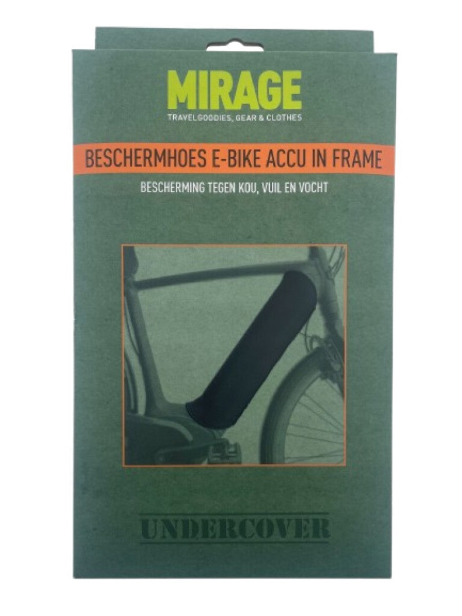 Housse de protection en néoprène Mirage pour batterie de vélo électrique dans le cadre (contre le froid, la saleté et l'humidité)
