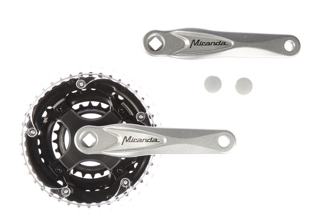 Miranda Alfa 3 Crank Set 42 34 24t 5mm, sølv