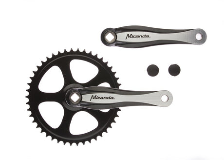 Pédalier Miranda bêta 1+ 46 dents 3 32", noir