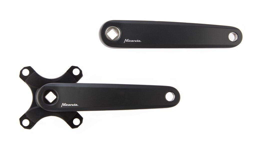 Miranda delta pédalier z leaf bcd104 gates, 170 mm, noir mat