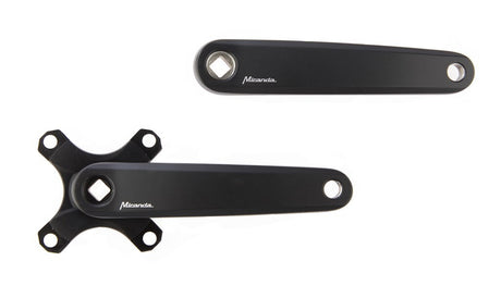 Miranda delta pédalier z leaf bcd104 gates, 170 mm, noir mat