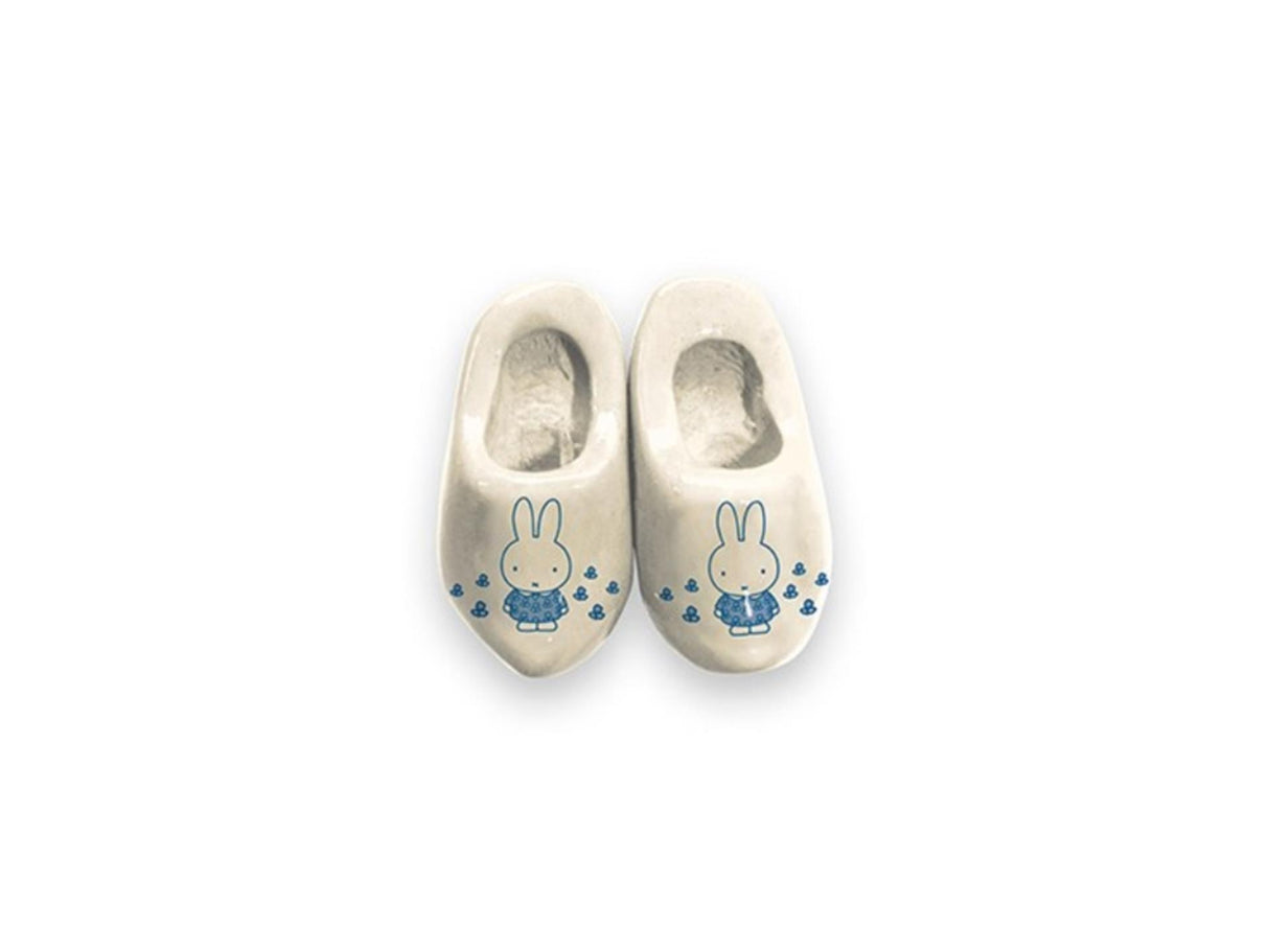 Miffy aimant 2 sabot 4 cm blanc bleu