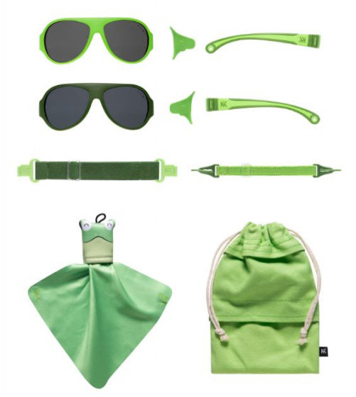 Cliquez sur Changer les lunettes de soleil pour enfants 2 à 5 ans verts 2 pièces