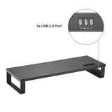 Support de moniteur avec USB
