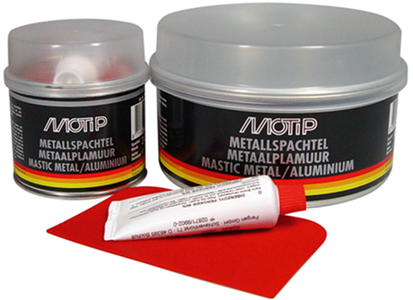 Remplisseur métallique en aluminium Motip 1000 grammes