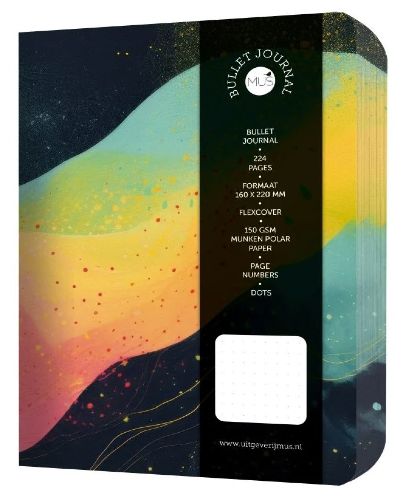 Sparrow bullet journal vague jaune