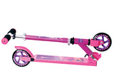 Muuwmi 2 roues Kinderstep pliable frein à pied rose violet