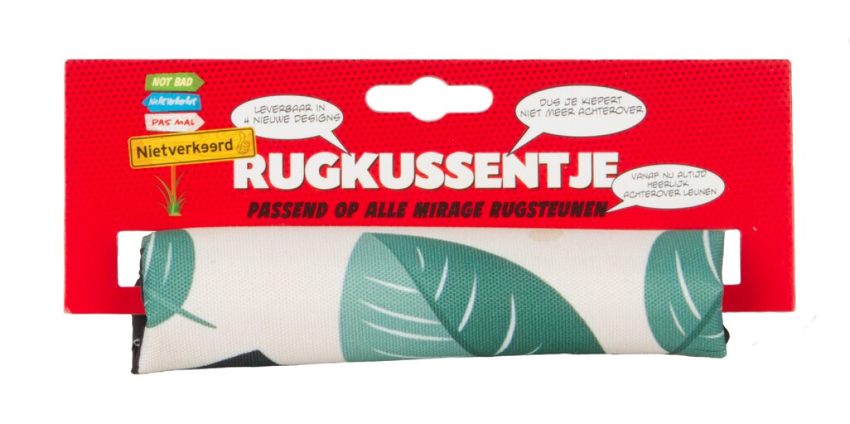 Newlooxs pas mal de coussin de soutien dorsal imprimé végétalien