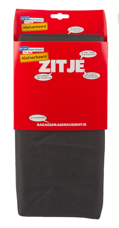 Coussin de bagage éco 32 cm noir
