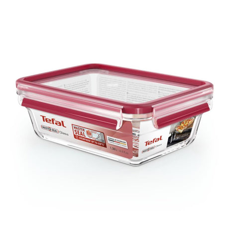 Tefal master seal verre 1,3l rectangulaire