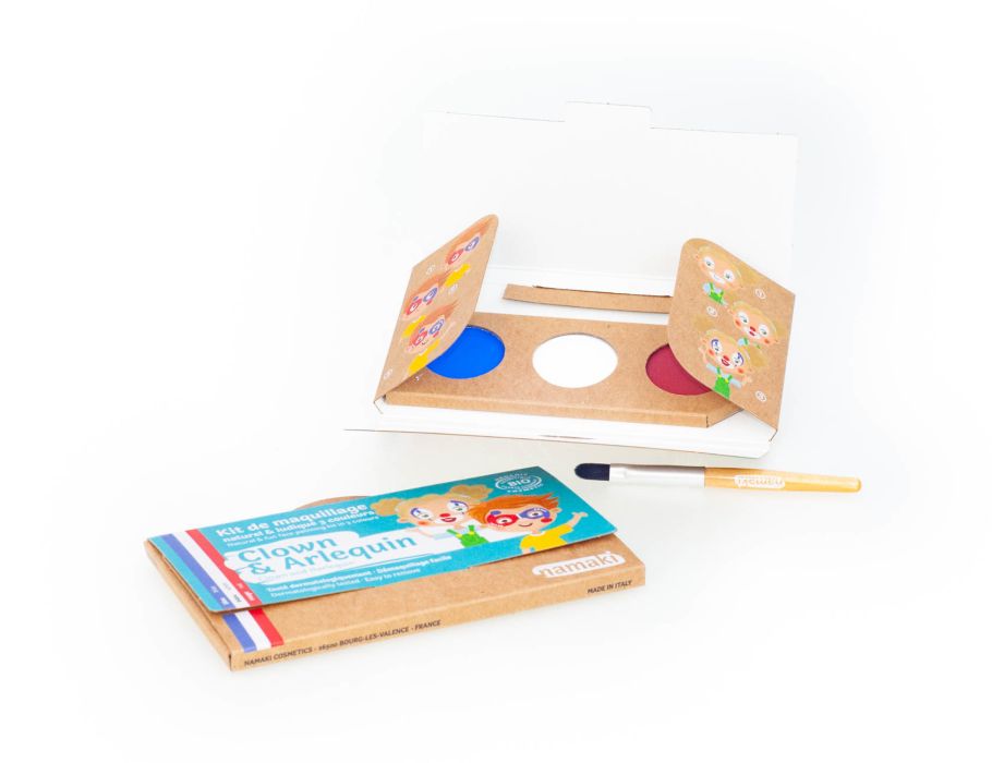 Peinture pour le visage Namaki - clown arlequin - 3 couleurs
