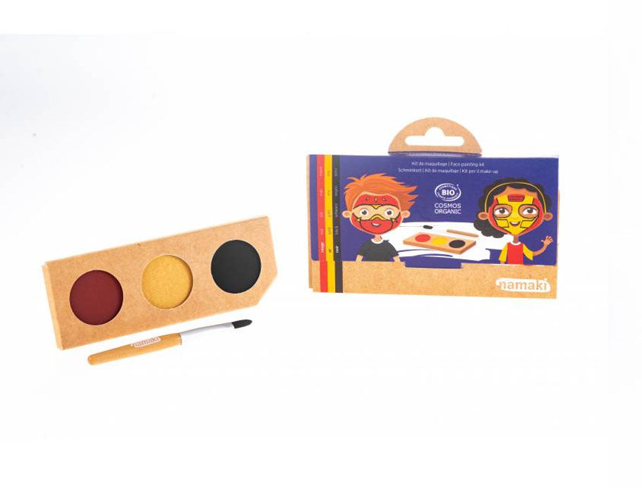 Peinture pour le visage Namaki - super-héros ninja - 3 couleurs