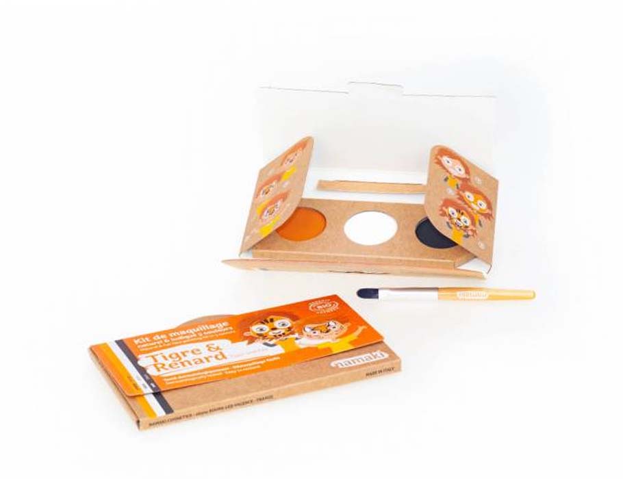 Peinture pour le visage Namaki - renard tigre - 3 couleurs