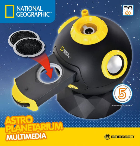 National Geographic Astro Planetarium Junior 16 cm Jaune noir