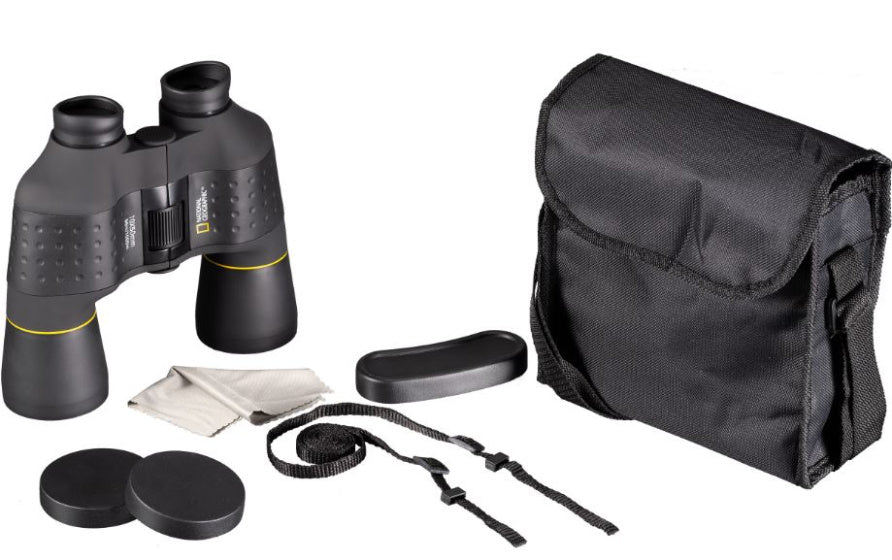 Binoculaires National Geographic 10x50 Porro Prisma Staal Black