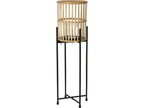 Lanterne déco sur pied 19x19x25cm