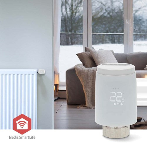 NEDIS SMART RADADIATOR - Zigbee 3.0 - Fed de la batterie