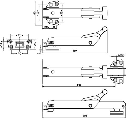 Nemef 2040 17 combi-uitzetter voor buitendraaiende klepramen | rvs - 9204017000