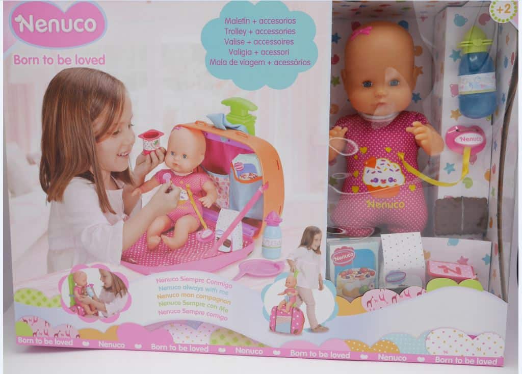 Famosa nenuco - poupée née pour être aimée avec chariot et accessoires