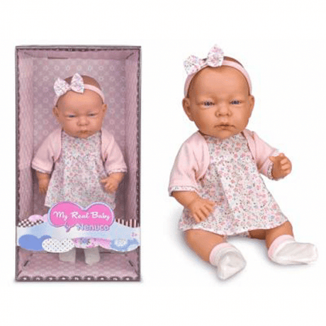 Famosa nenuco mon vrai bébé, poupée qui ressemble à un vrai bébé - rose 42 cm de hauteur