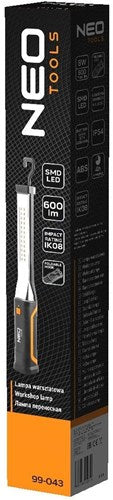 Lampe de course Neo LED | rechargeable orange 365mm | + crochet - 5448685