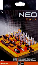 Jeu de tournevis de précision Neo, coffret 53 pièces - 6460062