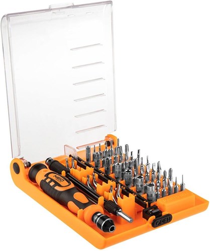 Jeu de tournevis de précision Neo, coffret 53 pièces - 6460062