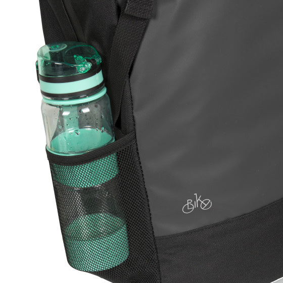 Bike carbon sac à bandoulière vélo hydrofuge 24l noir