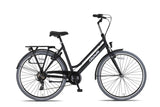 Crown New York 28 pouces 53 cm dames 7V V-freins Mat Zwart