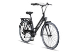 Crown New York 28 pouces 53 cm dames 7V V-freins Mat Zwart