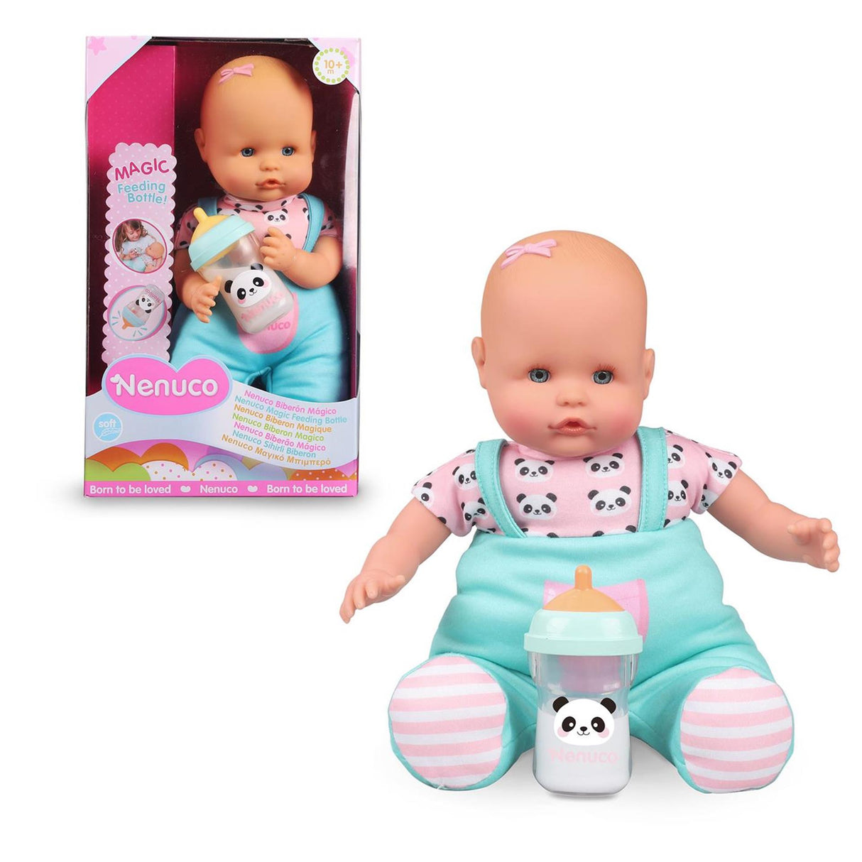 Poupée bébé Famosa nenuco avec bouteille magique